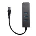 thumbnail image 4 of Ethernet Adapter Ethernet Converter Portable RJ45 X1 RJ-45 + USB HUB HUB To RJ45 Practical ABS For Gigabit Ethernet, 4 of 8