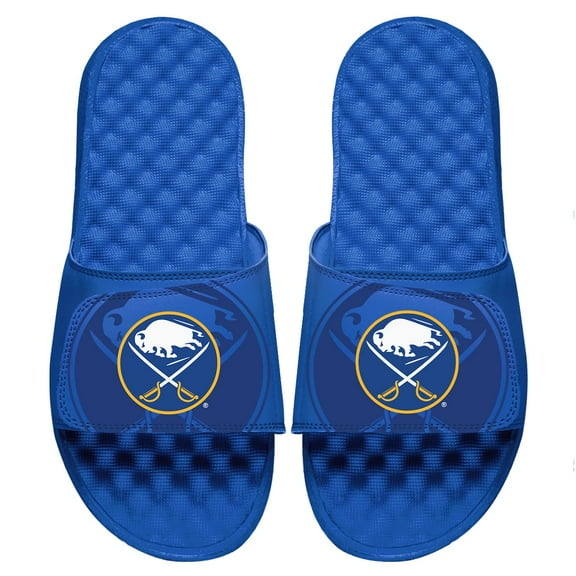 Men's ISlide Royal Buffalo Sabres OT Primary Logo Slide Sandals
