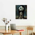 thumbnail image 3 of Nawypu Duck Poster Funny Famous Painting Lisa Spoof Poster Print Modern Canvas Painting Wall Art Picture Living Room Home Decor (Framed), 3 of 5