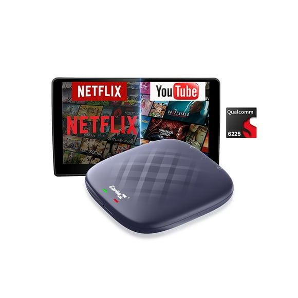 Dispositivo de streaming para coche CarlinKit Tbox Plus CarPlay Box Blue