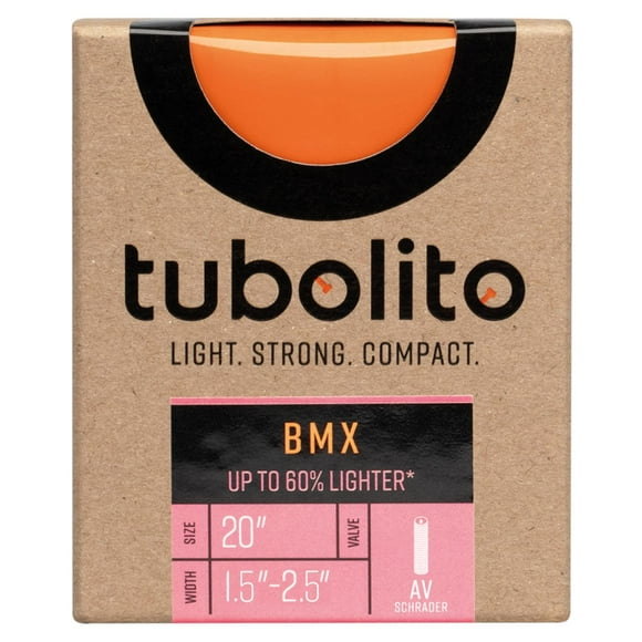 Tubolito Tubo BMX 20"" 1.5-2.5"", 42mm Presta Valve, Orange