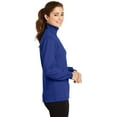 thumbnail image 2 of Sport-Tek Womens Long Sleeve 1/4-Zip Sweatshirt. LST253, 2 of 4
