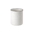 thumbnail image 4 of DOWAN 7.2*6.2in Ceramic Utensil Holder with Protection Crock Mat, Large Porcelain Utensil Crock for Kitchen Countertop, Round Utensil Organizer for Spatula, Cream White, 4 of 6