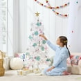 thumbnail image 4 of Best Choice Products 4ft Pre-lit Colored Christmas Tree, Artificial Tree Holiday Decor w/ LED Lights -White Tinsel, 4 of 8