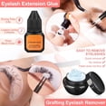 thumbnail image 3 of Eyelash Extension Kit - Individual Lash Extensions Supplies with 0.07D  Mix 8-15mm, Glue, Remover, USB Lash Fan, Tweezers, Eye Gel Pads,  Brushes, Mascara Brushes, 3 of 6
