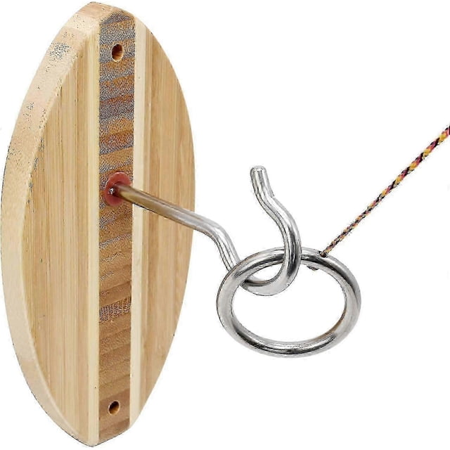 Juego de lanzamiento de aros y ganchos para adultos - Juegos de jardín para interiores y exteriores, lanzamiento de arandelas, juegos para fiestas al aire libre para divertirse en familia.