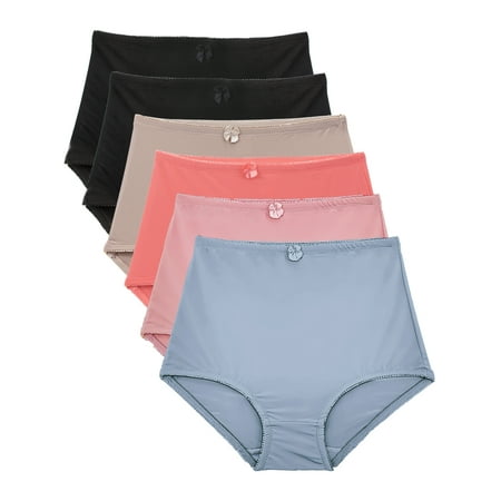 

B2BODY Women s Panties Comfortable High-Waist Tummy Control Briefs Multi-Pack