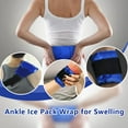SSRoirvbb Ice Pack For Injuries Reusable Knee Wrap Cold Compress Relief