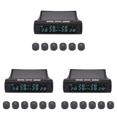 thumbnail image 1 of Monitor Presión Neumáticos Coche Inalámbrico 6 Sensor Externo Digital TPMS 8bar USB Solar, 1 of 8