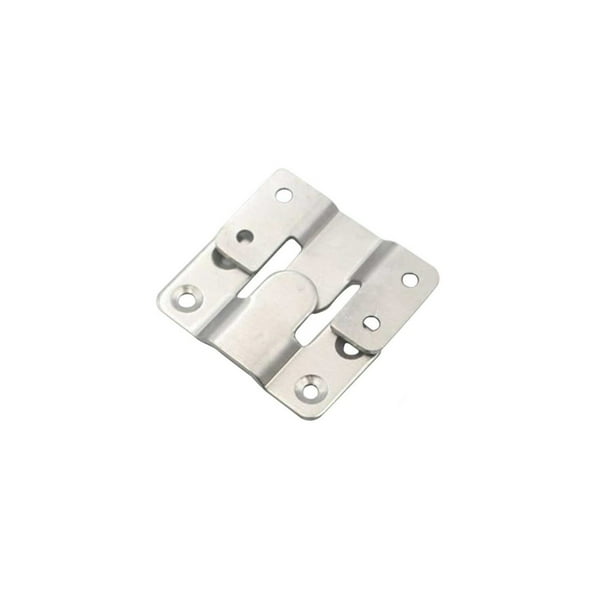NIUREDLTD 1Pairs Stainless Steel Interlock Hanging Buckle Flush
