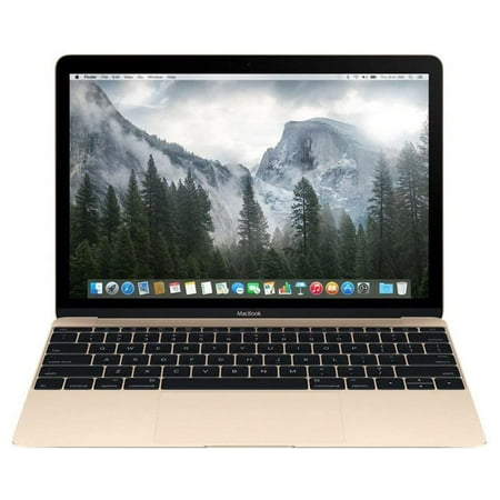 Apple MacBook 12" (Early 2016) Intel Core M5-6Y54 X2 1.2GHz 8GB 512GB, Gold (Scratch And Dent Used)