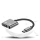thumbnail image 4 of NUOLUX Type-C Adapter 3.5mm En Aluminio Para Audio Y Carga En Teléfono USB Plata, 4 of 8