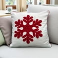 thumbnail image 2 of Snowflake Charm Tufted Christmas Cushion Cover, 2 of 4