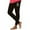 A Black, variant on Idoravan Leggings for Women Yoga Pants Ladies' Fashionable Floral Printed Leggings Yoga Casual Pants And Leggings