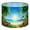 Color 3, variant on Linen Drum Lampshades Tropical Sunset Beach Palm Trees Ocean Waves Coastal 13"x13"x10" Light Shade for Table Lamps Floor Lamp Shades Lampshade Replacement Assembly Required