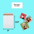 thumbnail image 6 of MMBM Brand 200 Pack Rigid Mailers 9 x 11.5 inch Cardboard Envelopes for Photo, Document, Do Not Bend, White, 6 of 7