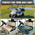 thumbnail image 4 of Whosucclay Ocean Turtle Golf Cart Seat Cover, Easy to Install Golf Cart Seat Protector Thick Breathable Golf Cart Seat Towel Blanket for Most 2 Seats, 4 of 7