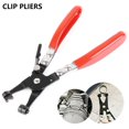 thumbnail image 1 of Auto Hose Clamp Plier Repair Tool Set Swivel Flat Band for Removal and Installation of Ring Car Angled Clip Plier Cable Type Pliers Tube Bundle Removal Repair Maintenance Tool, 1 of 9