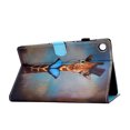 thumbnail image 3 of SaniMore Case for Lenovo Tab M10 Plus 3rd Gen 10.6 inch 2022 TB-125F/128F, Auto Wake/Sleep Pen/Card Holder Stand Dual Angle PU Leather TPU Back Color Painting Magnetic Protective Shell, Giraffe, 3 of 13
