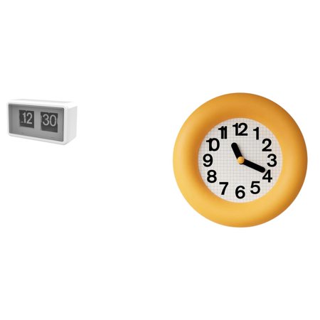Auto Flip Clock Wall Clock Flip Desk Clock Silent Wood Material Large Display Contemporary Dorm Living Room