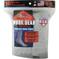 Fruit of the Loom Men's Workgear Crew Socks, 10Pack