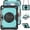 Black+Mint, variant on iPad Pro 11 Inch 4th/3rd/2nd/1st Generation Case 2022 2021 2020 2018 Case with Built-in Screen Protector, Shockproof Rotatable Kickstand Cover Hand Strap and Shoulder Strap,Black