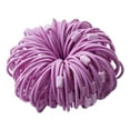thumbnail image 4 of fastboy 100 Pcs Élastiques Accessoires pour Queue de Cheval Violet 1Set, 4 of 6