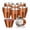 Copper-plated 1.5oz, variant on Fit Meal Prep [24 Pack 2.5 oz Stainless Steel Sauce Cups - Copper Plated Individual Round Condiments Ramekins, Commercial Grade Safe/Portion Dipping Sauce Kitchen Set