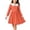 Orange, variant on OGLCCG Girls Long Sleeve Princess Party Dress Peter Pan Collar A Line Corduroy Dress Kids Holiday Birthday Christmas Dress(Wine,7-8 Years)