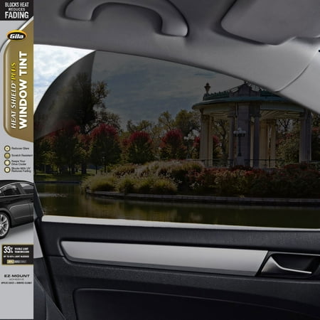 Gila® Heat Shield Plus 35% VLT Automotive Window Tint DIY Extra Heat Control Glare Control 2ft x 6.5ft (24in x 78in)