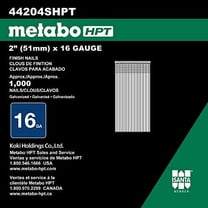 Metabo Hpt 2In 16 Gauge Straight Finish Nail 1000Pk