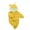 Yellow, variant on Newborn Baby Winter Warm Bodysuits Outfits Cute Rabbit Ear Hooded Zipper Romper Jumpsuits 0-12M