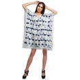 thumbnail image 2 of Moomaya Cutwork Lace Beach Kaftan For Women Printed Bikini Caftan Plus Size, 2 of 4