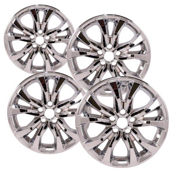 Set of 4 18 inch Chrome ABS Wheel Covers Compatible with 2020-2021 Kia Telluride LX Rims
