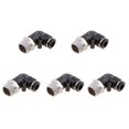 thumbnail image 2 of 5 Unids Rosca Conector Codo Codo Herramienta de Rápida de DPL-L8-03 DYNWAVEMX Conector de codo de rosca macho, 2 of 8