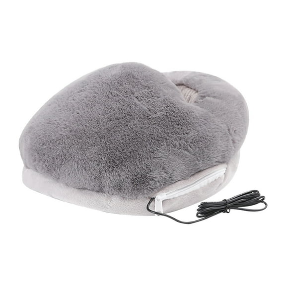 Wovilon Foot Heated Warmer Slippers Portable Feet Warmers With Electric Heating Pad