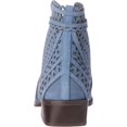 thumbnail image 3 of Cecelia New York Tate Indi Blue POinted Toe Cutout Western Bootie Pull On Boots (Indi Blue, 9.5), 3 of 6
