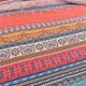 thumbnail image 5 of Juego de Funda Nórdica Boho Rojo Azul Colorido Retro Rayas 3pc 90 x 90 Lujo, 5 of 9