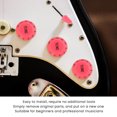 thumbnail image 3 of 6 Hole Single Coil Switch Set, Easy To Install Pickup Covers Knobs Plastic Perfect Replacement Non Fade Match Standard Size Durable  for Servicing, 3 of 8