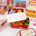 thumbnail image 2 of Lunch Box Adorable Home Office School Compartments Microwave Bento Storage Boxes Children Meal Container Preservation Containers Yellow S, 2 of 9