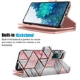 thumbnail image 3 of 6.5" Galaxy S20 FE 5G Case, Samsung Galaxy S20 FE 5G Wallet Case, Njjex Luxury PU Leather 9 Card Slots Holder Carrying Folio Flip Cover [Detachable Magnetic Hard Case] & Kickstand & Hand Strap-Marble, 3 of 5