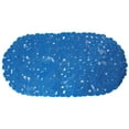 thumbnail image 7 of 14-Pcs PEVA Shower Curtain Set 72” w/ Anti-Slipping Rubber-Mat & 12 Stainless-Steel Beaded Hooks Blue, 7 of 7