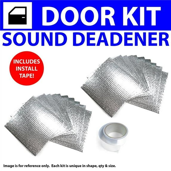 Zirgo High Performance Cooling Products Heat & Sound Deadener for Ford Truck 2004-2008 F150 4 Door Kit Plus Seam Tape 22482CM2