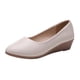 thumbnail image 1 of Amzcrzy Zapatos de mujer,Zapatos de mujer,Zapatillas de mujer, Zapatos de cuña cómodos e informales de color liso con punta puntiaguda para mujer Sandalias Mujer Zapatillas De Casa, 1 of 5