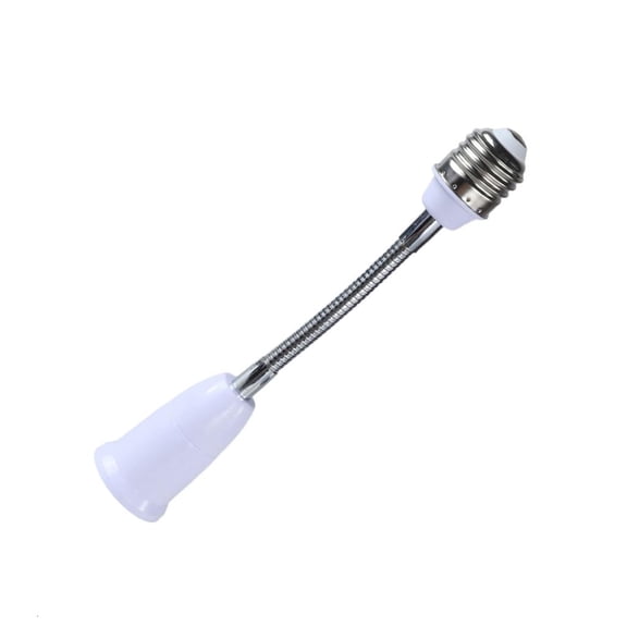 lanema E27 to E27 Bulb Socket Extender with Flexible Neck, Adjustable Light Adapter for Enhances Lighting