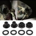 thumbnail image 4 of Window Strut Hardware, Easy Installation Reliable Sturdy Wear Resistant Aluminium Alloy Rear Glass Strut Hardware Kit  For Car Accessories, 4 of 8