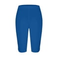thumbnail image 4 of Womens Soft Yoga Pants High Waisted Hollow Yoga Quarter Pants Lightweight And Comfortable Quarter Pants Solid Color Soft Casual Pants Leggings for Women Running Gym and Workout, 4 of 4