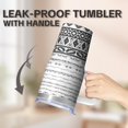 thumbnail image 5 of Bohemian 20oz Tumbler with Lids & Straws, Double Wall Vacuum Insulated Stainless Steel Coffee Mug, Leakproof Travel Cup, 5 of 5