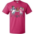 thumbnail image 3 of Inktastic Colorful French Poodles with Tea T-Shirt, 3 of 5