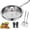 With Lid, variant on Titanium Hammered Pan Pro, 2026 New 100% Pure Titanium Fry Pan With Lid, No Coating Non-Stick Titanium Pans for Cooking Scratch-Resistant for Oven, Induction & All Cooktops (No Lid, 10.23in)